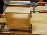 Wooden power supply box