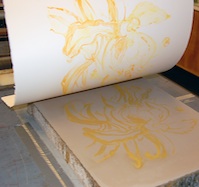 Printing a wash drawing